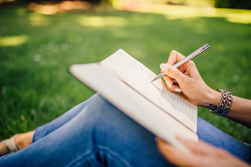 girl writing